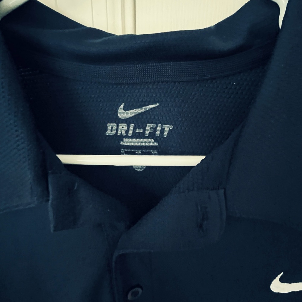 Nike Navy Blue Dri-FIT Polo Shirt